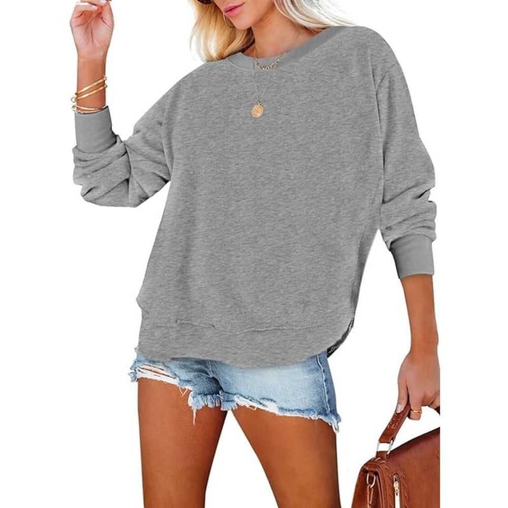 Evaless Crewneck Sweatshirt in Gray, Size M​​​​​